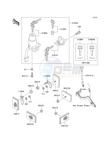 KL 650 A [KLR650] (A15-A19) [KLR650] drawing IGNITION SWITCH