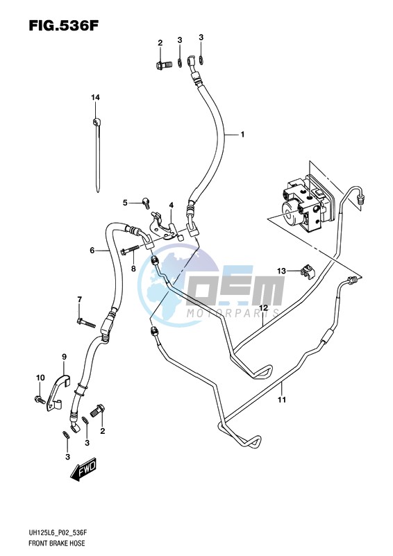 FRONT BRAKE HOSE