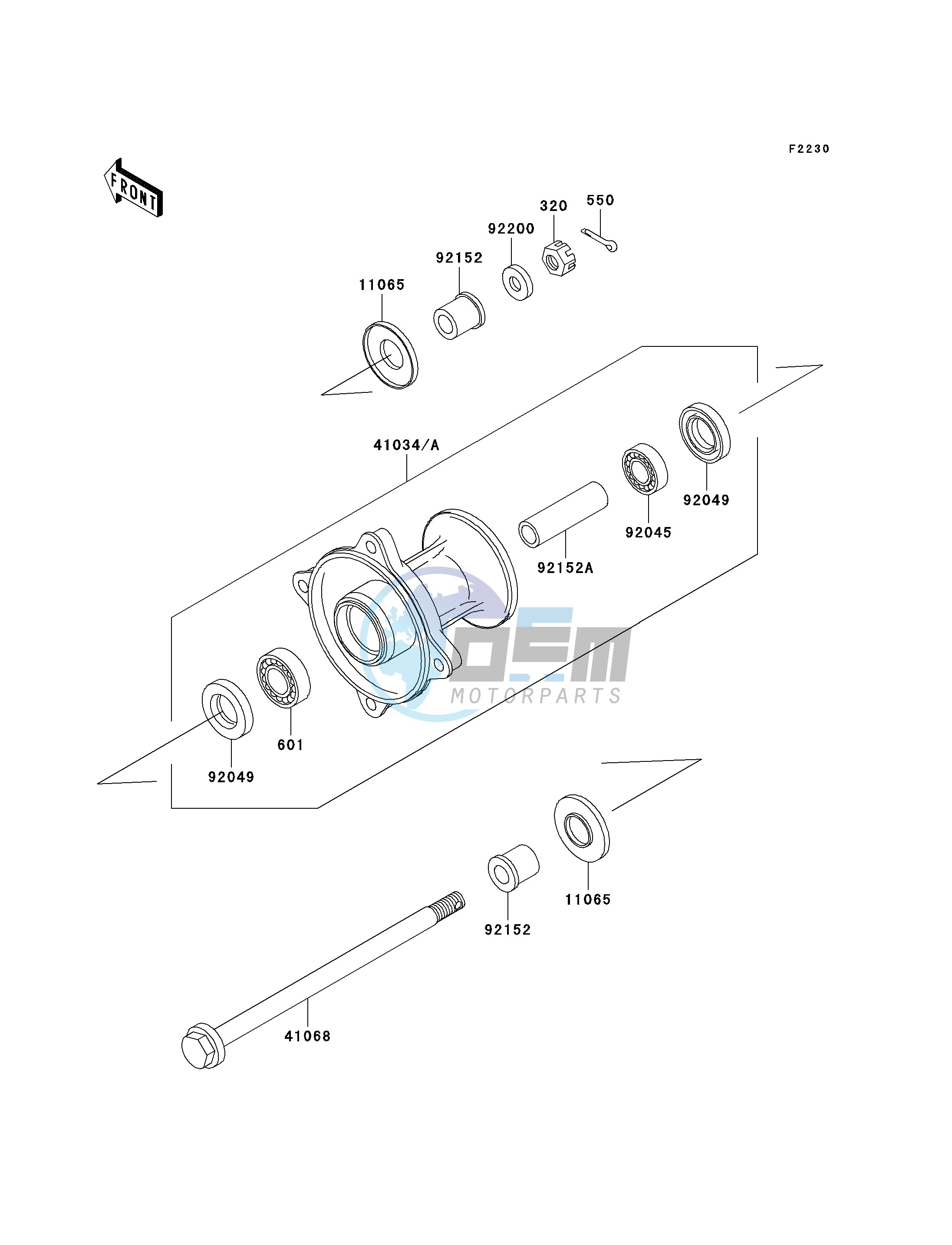 FRONT HUB