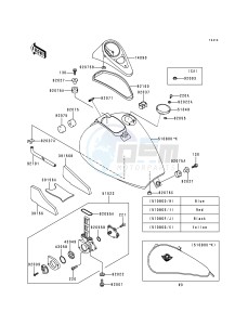 VN 800 A [VULCAN 800] (A1-A5) [VULCAN 800] drawing FUEL TANK -- VN800-A1_A2- -