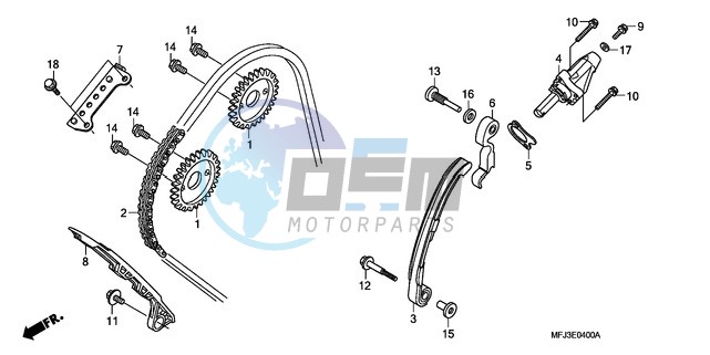 CAM CHAIN/TENSIONER