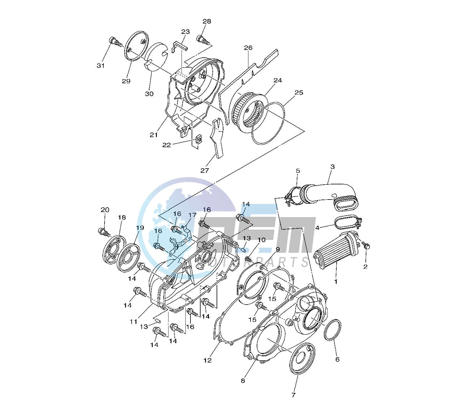 CRANKCASE COVER 2