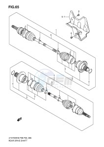 LT-A700X (P28-P33) drawing REAR DRIVE SHAFT