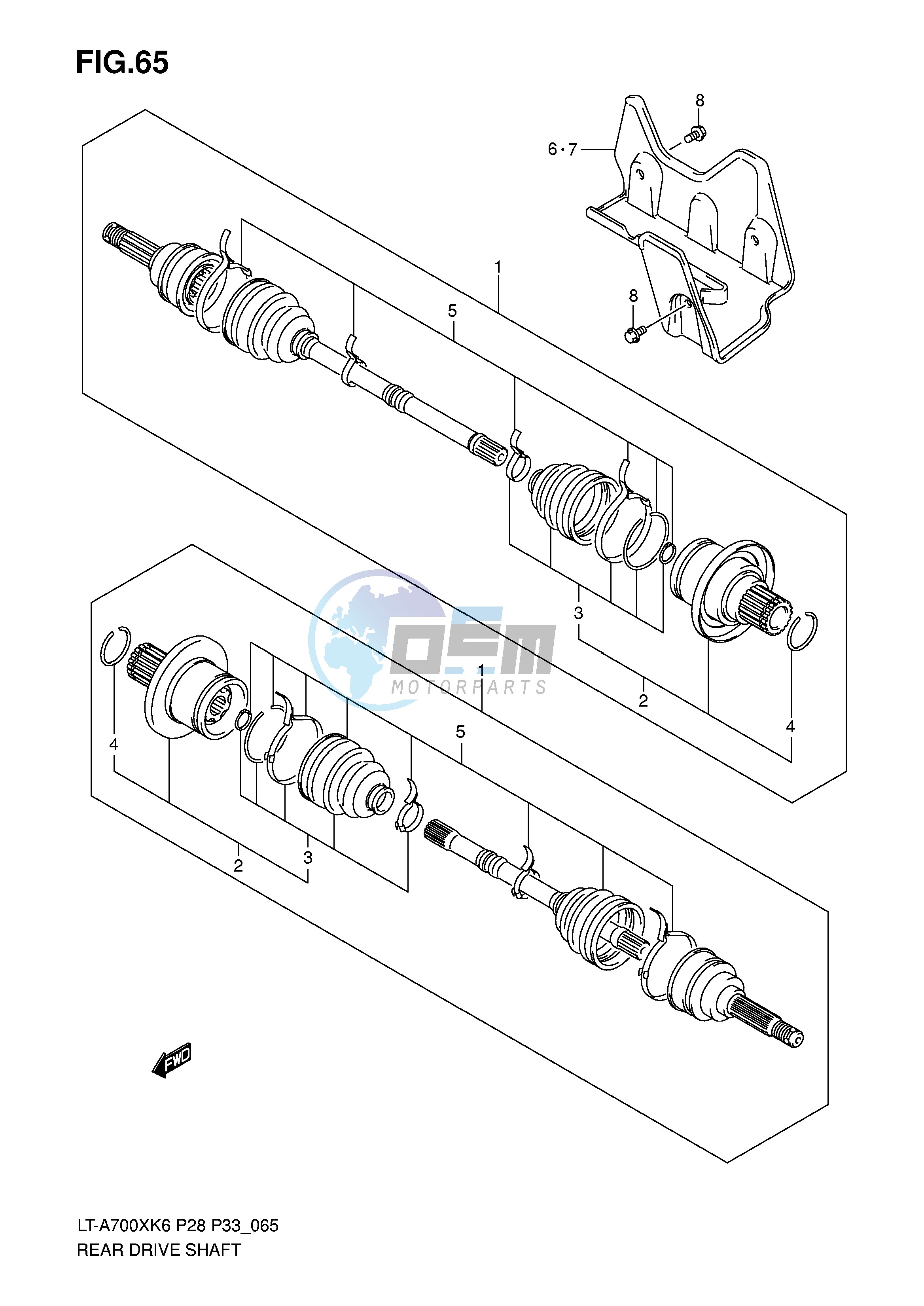 REAR DRIVE SHAFT