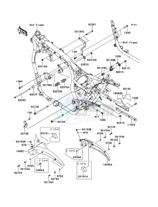 VN1700_CLASSIC_ABS VN1700FEF GB XX (EU ME A(FRICA) drawing Frame Fittings