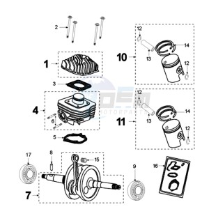 VIVA RSL4 drawing CRANKSHAFT PULSAIR