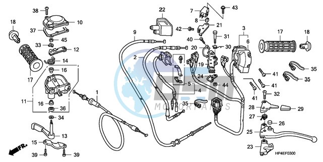 HANDLE LEVER/SWITCH/CABLE