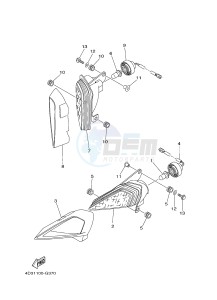 YFM250R YFM25RD RAPTOR 250 (1BTN 1BTP 1BTR) drawing HEADLIGHT