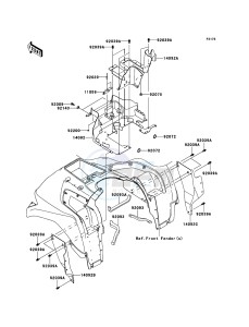 KVF750_4X4_EPS KVF750GDF EU drawing Flap