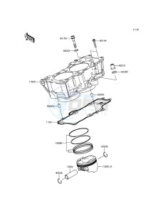 ER-6F EX650EGF XX (EU ME A(FRICA) drawing Cylinder/Piston(s)