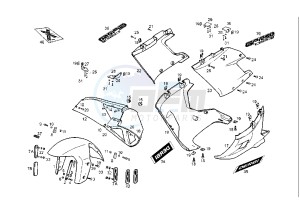 GPR RACING - 50 cc drawing FRONT BODY