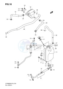 LT-R450 (E19) drawing OIL HOSE