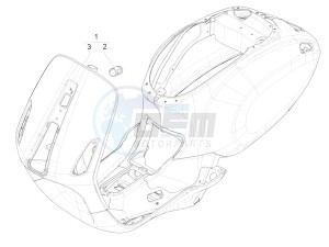 SPRINT 50 4T 2V 25 KMH NOABS E2 25 kmh (EMEA) drawing Frame/bodywork