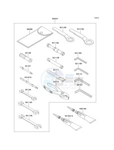 ZX 600 N [NINJA ZX-6RR] (6F) N6F drawing OWNERS TOOLS