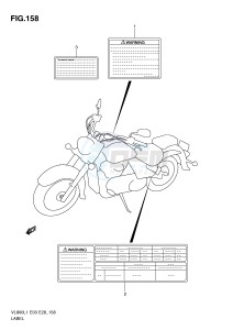 VL800 (E3-E28) VOLUSIA drawing LABEL (VL800CL1 E3)