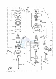 F350AETU drawing STARTER-MOTOR