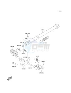 KLX 125 A (A1-A3) drawing STAND-- S- -