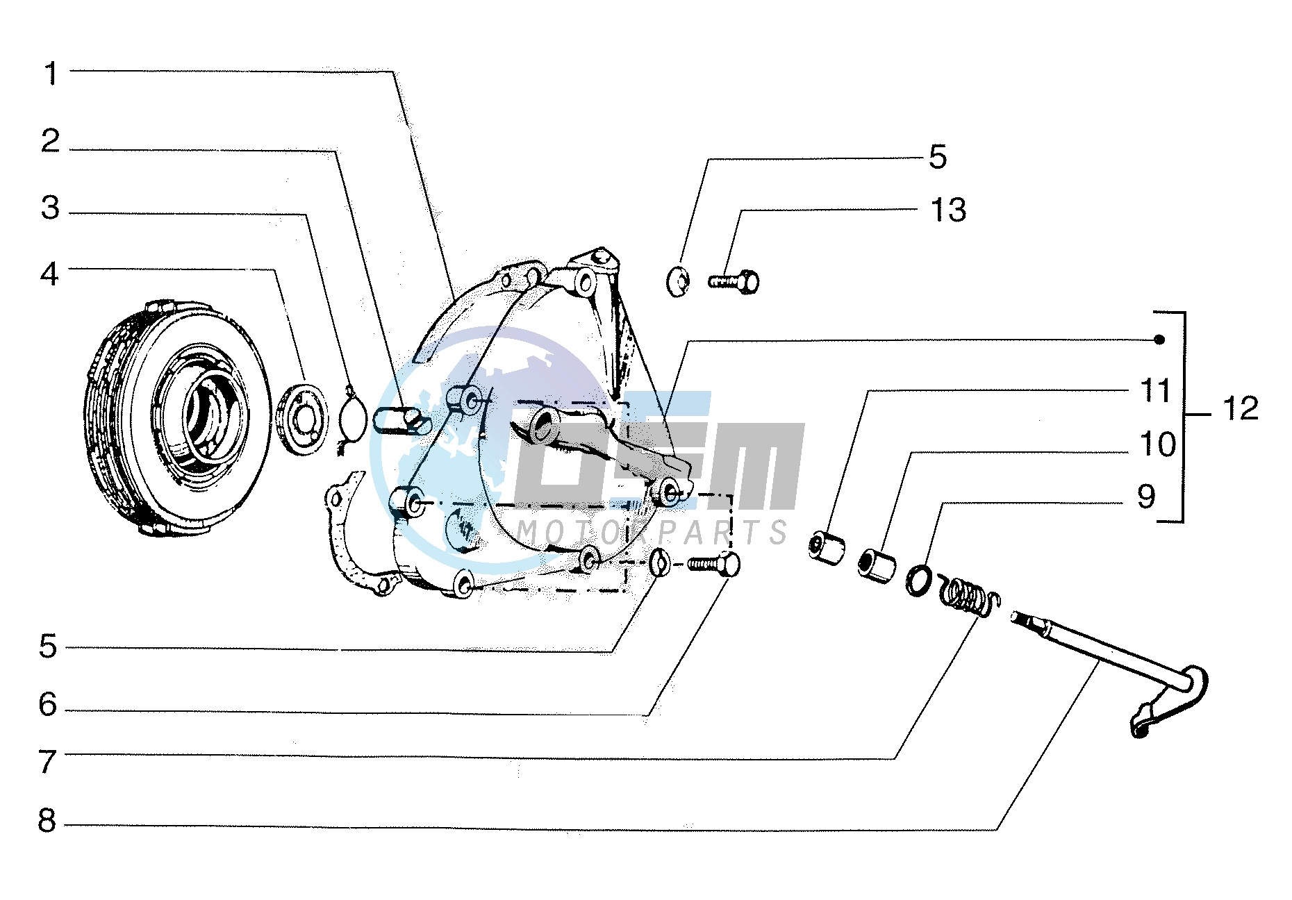 Clutch cover