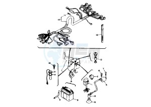 BW'S ORIGINAL 50 drawing WIRING HARNESS