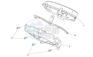 Sport City Cube 125-200 carb e3 drawing Dashboard