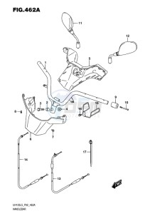 UH125 BURGMAN EU drawing HANDLEBAR