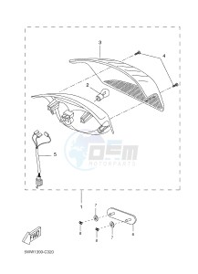 CW50LN BOOSTER (1WP3 1WP4) drawing TAILLIGHT