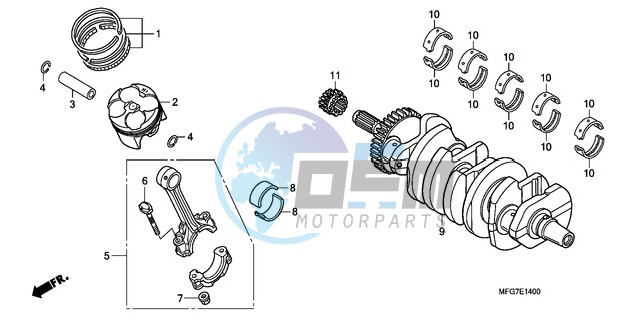 CRANKSHAFT/PISTON