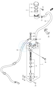 LT-F500F (P24) drawing REAR MASTER CYLINDER