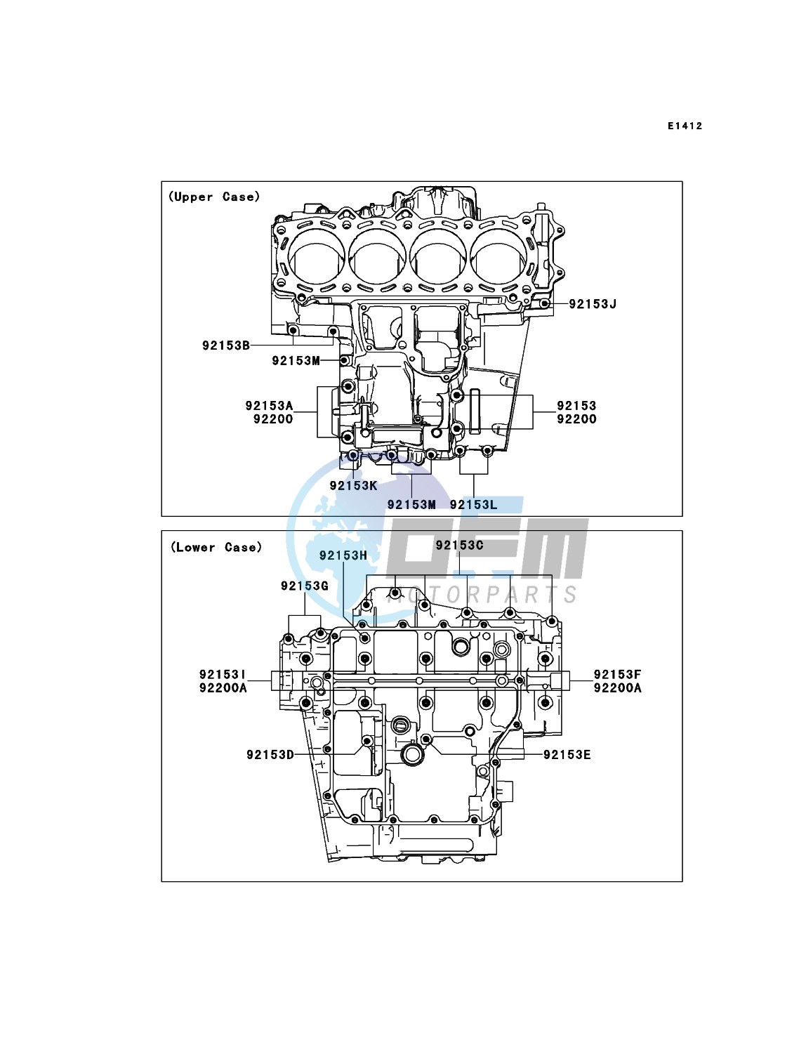 Crankcase Bolt Pattern