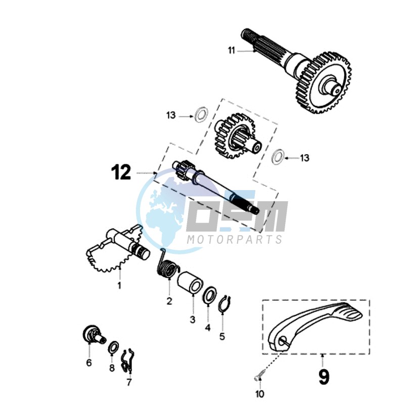 DRIVE SHAFTS / KICKSTARTER