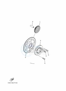 YZF250-A (B1X5) drawing STARTER CLUTCH