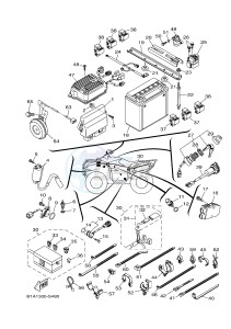 YFM700FWAD YFM70GPSH GRIZZLY 700 EPS SPECIAL EDITION (B1A4) drawing ELECTRICAL 1