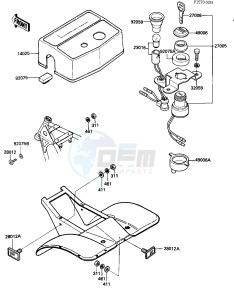 KLT 200 C [KLT200] (C2) | DIFFIRENTIAL AXLE [KLT200] drawing IGNITION SWITCH_REFLECTORS