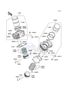 VN1600 CLASSIC TOURER VN1600D6F GB XX (EU ME A(FRICA) drawing Cylinder/Piston(s)