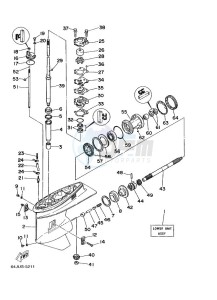 F50A drawing LOWER-CASING-x-DRIVE-3