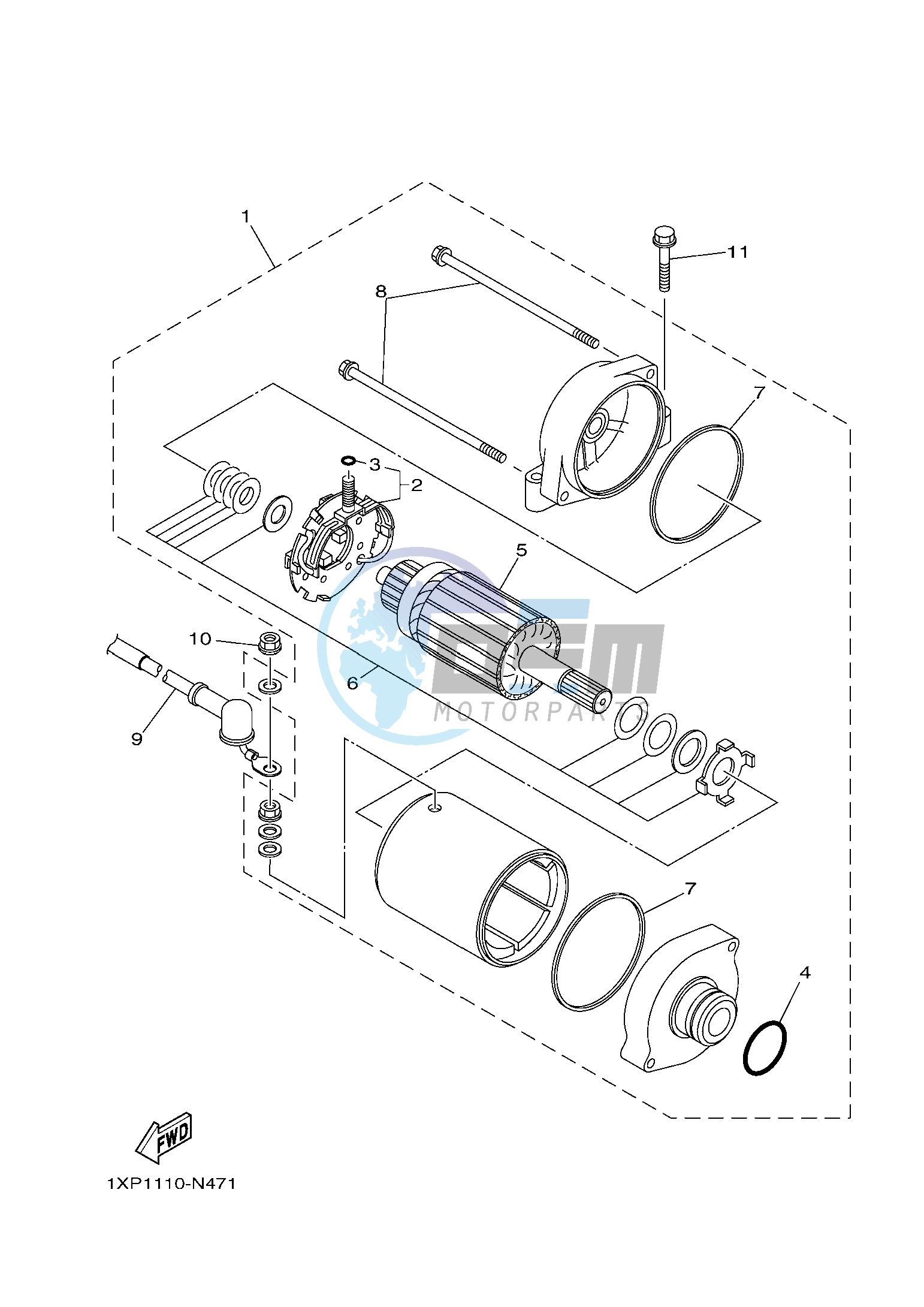 STARTING MOTOR