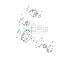 WR F 250 drawing STARTING CLUTCH