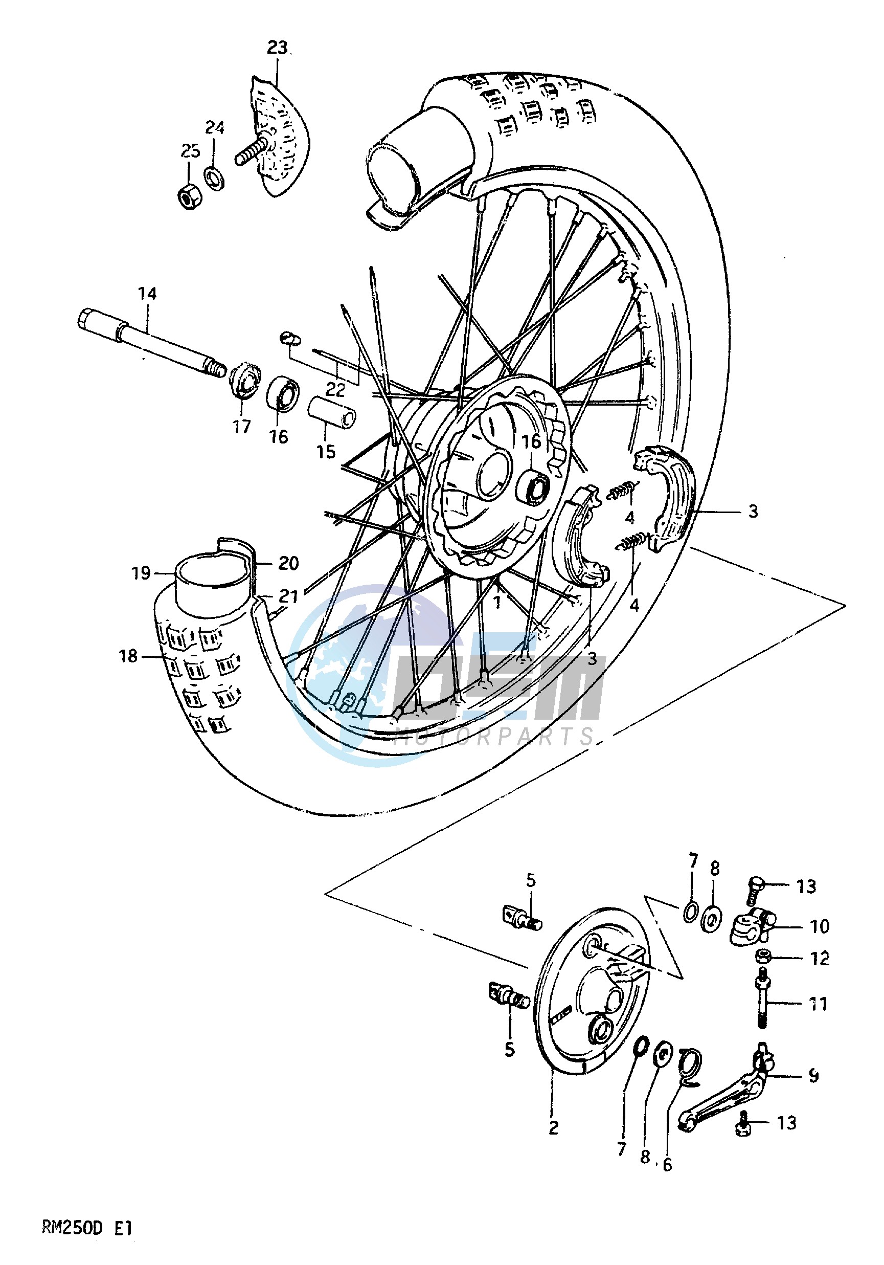 FRONT WHEEL MODEL D