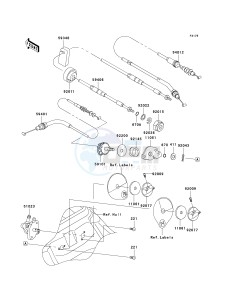 JS 800 A [800 SX-R] (A6F-A9F) A8F drawing CABLES