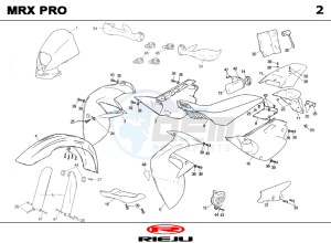 MRX-50-PRO-ORANGE drawing COWLING