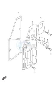 DF 200AP drawing Exhaust Cover