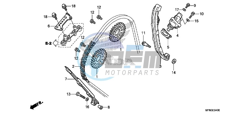 CAM CHAIN/ TENSIONER