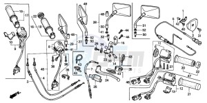 VT600CD 400 drawing SWITCH/CABLE