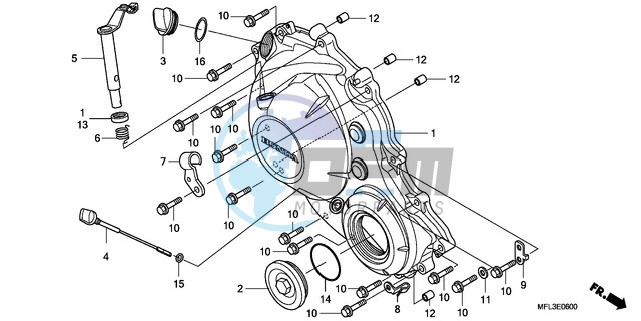 RIGHT CRANKCASE COVER