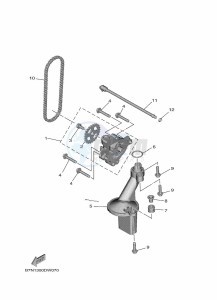 MT-09 MTN890 (B7NV) drawing OIL PUMP