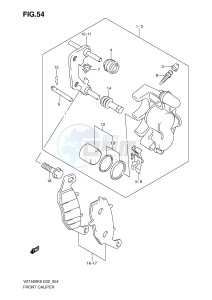 VZ1500 (E2) drawing FRRONT CALIPER