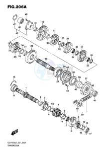 GSX-R750 EU drawing TRANSMISSION