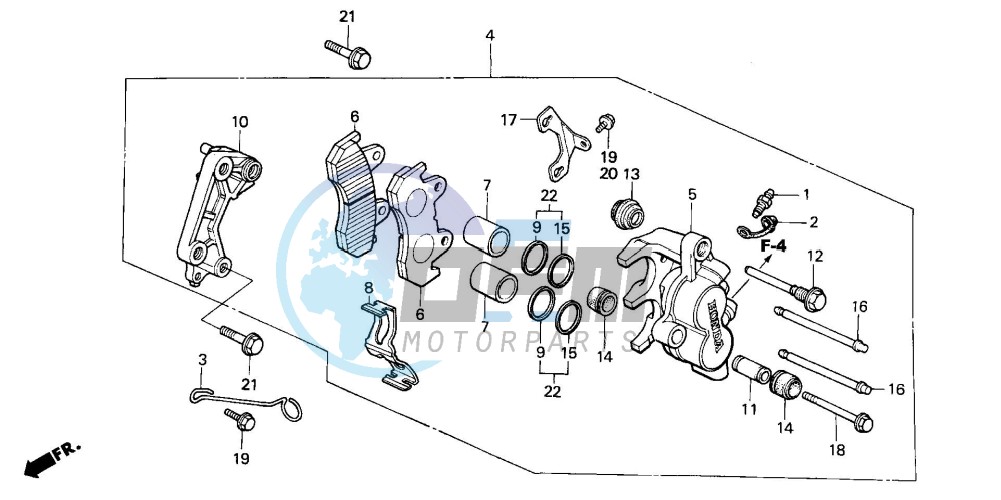 FRONT BRAKE CALIPER