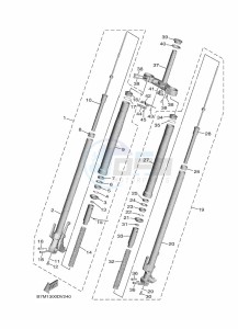 CZD300-A XMAX 300 (BBA2) drawing WATER PUMP