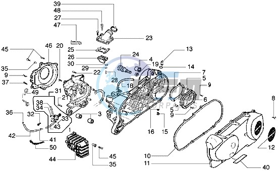 Crankcase- Oil pump